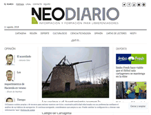 Tablet Screenshot of neodiario.info